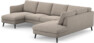 Madison Lux - 2-sits soffa med schäslong vänster och divan höger - Beige