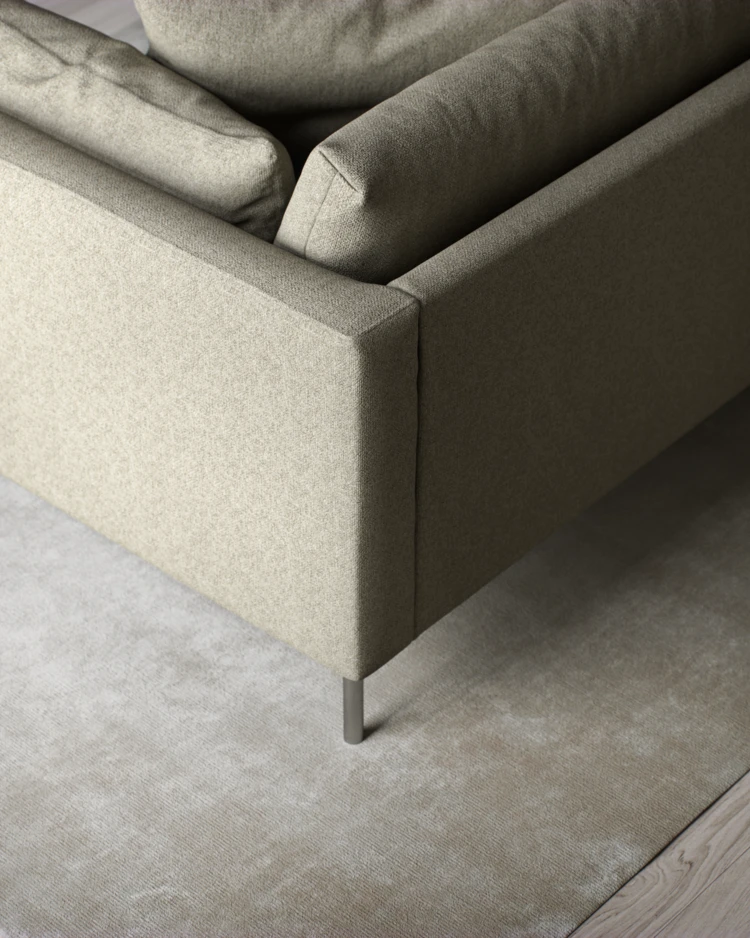 Harper - 3-sits soffa, hel dyna - inspiration