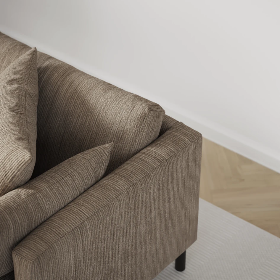 Harper - 4-sits med schäslong XL vänster - Beige
