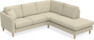 Eden - 2-sits soffa med divan - Beige