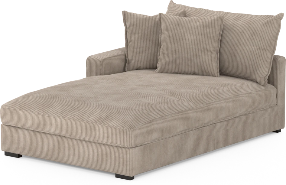 Rossi - Schäslong höger - Beige