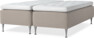 Delux Dream - Ramsäng, dubbelsäng med bäddmadrass - Beige