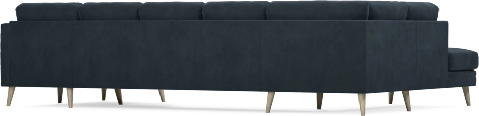 Eden - 3-sits soffa med divan vänster och schäslong höger - Blå