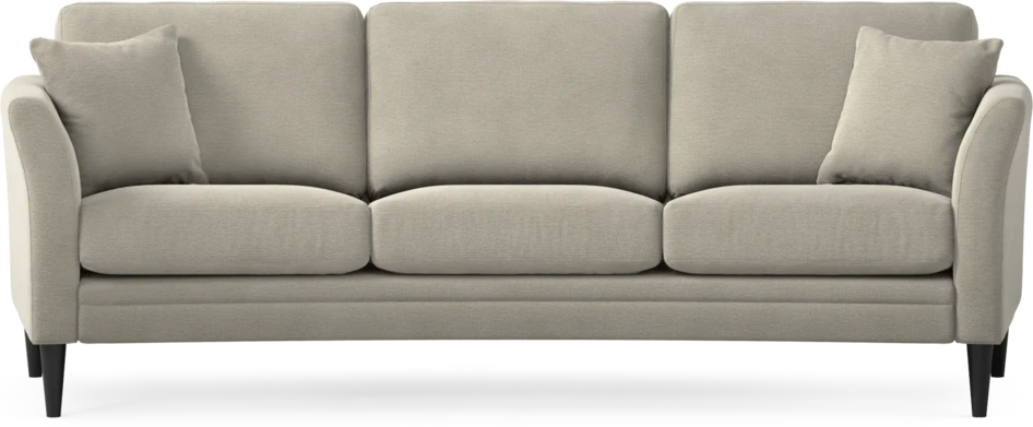 Eden - 3-sits soffa svängd - Brun
