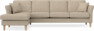 Eden - 3-sits soffa med schäslong - Beige
