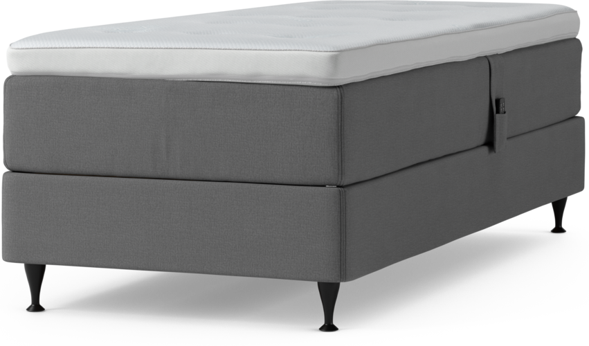 Delux Dream - Ställbar säng, enkelsäng med bäddmadrass och sängben