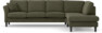 Eden - 3-sits soffa med divan - Grön