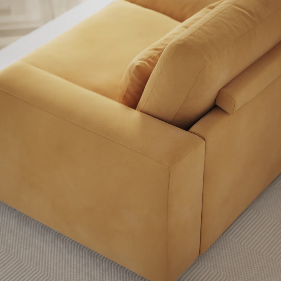 Noma - 3-sits soffa - Gul