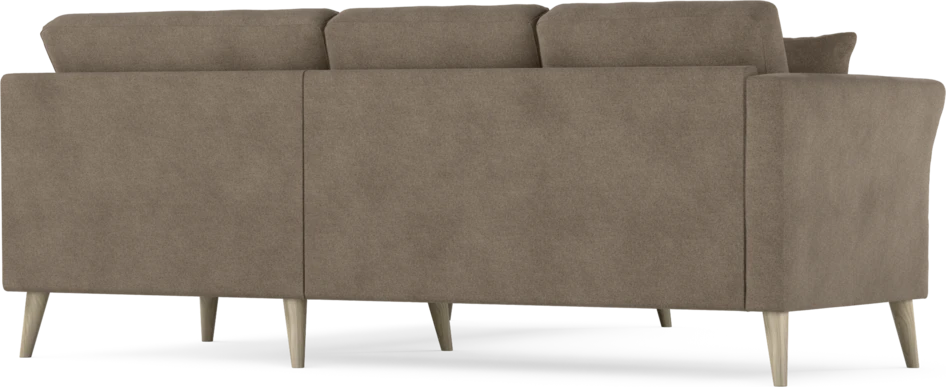 Eden - Hörnsoffa, 2+2-sits - Brun