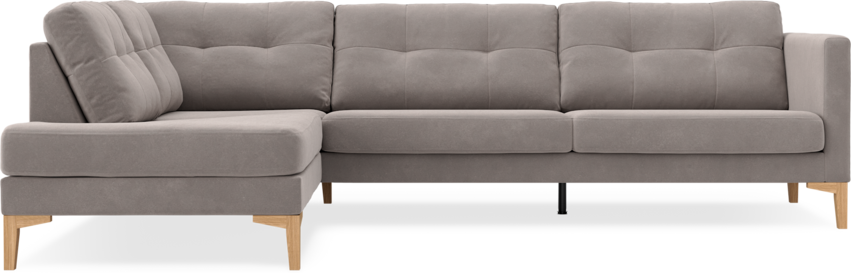 Rio - 3-sits soffa med divan vänster - Grå