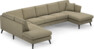 Eden - 3-sits soffa med divan vänster och schäslong höger - Beige