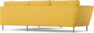 Madison Lux - 2-sits soffa med divan höger - Gul