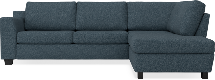 Friday - 2,5-sits soffa med divan höger - Blå