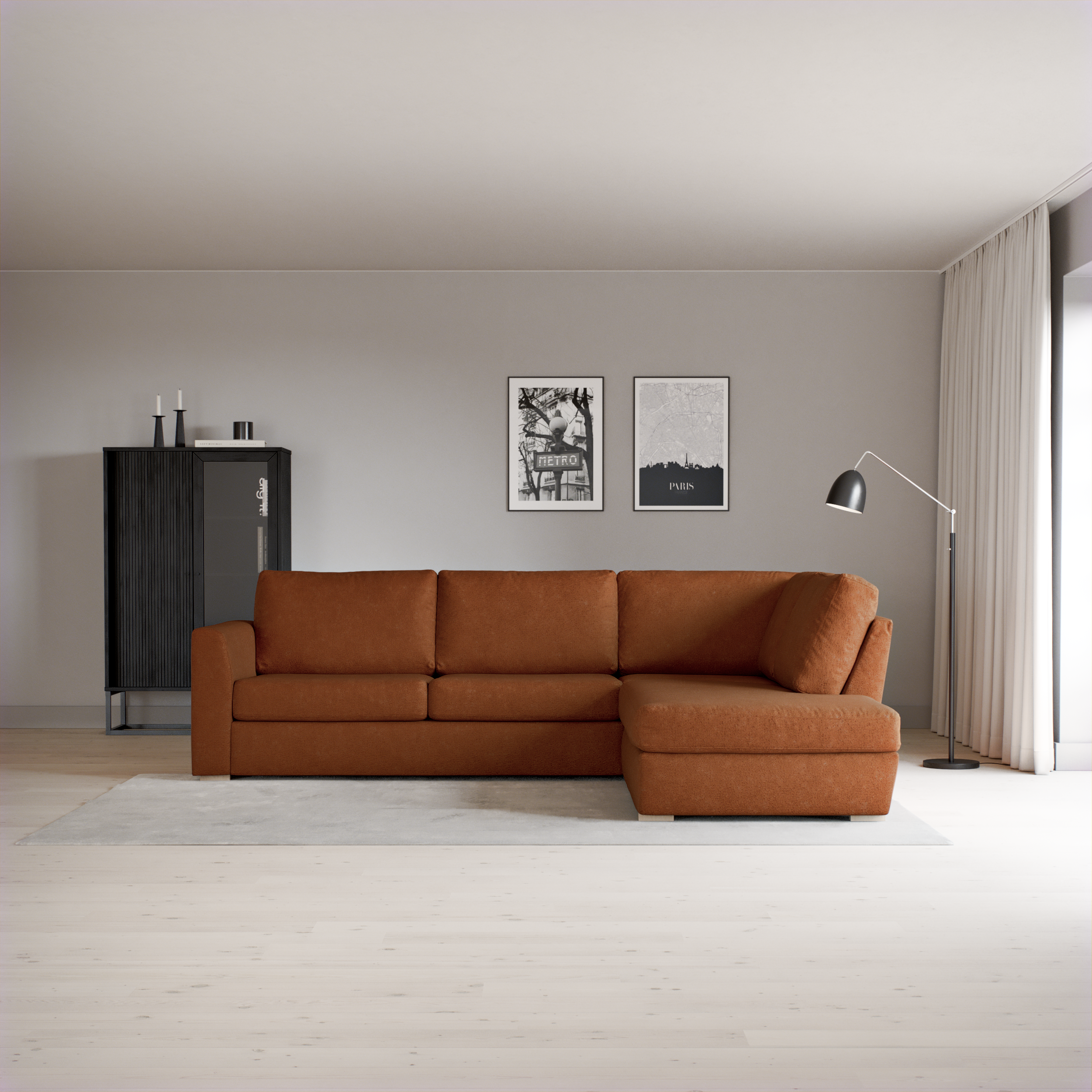 Friday - 2,5-sits soffa med divan höger - inspiration