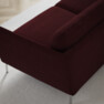 Madison Lux - 3-sits soffa med divan höger - Röd