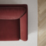 Madison Lux - 3-sits soffa med divan höger - Rosa