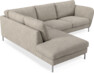 Madison Lux - 2-sits soffa med divan vänster - Vit