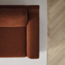 Friday - 3-sits soffa med divan vänster och schäslong höger - Orange