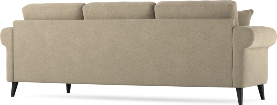Eden - 3-sits soffa svängd - Beige