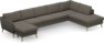 County - 4-sits soffa med schäslong vänster och divan höger - Grå
