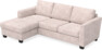 Friday - 3-sits soffa med schäslong vänster - Rosa