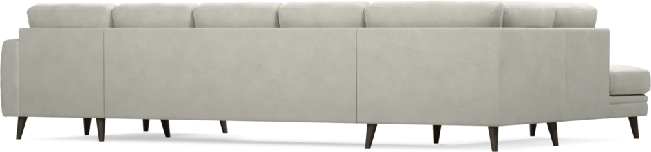 Eden - 3-sits soffa med divan vänster och schäslong höger - Grå