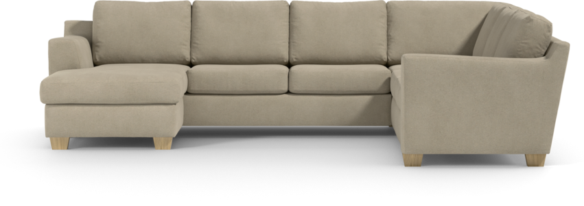 Friday - Hörnsoffa, 3+2-sits med schäslong vänster - Beige