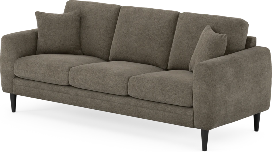 Eden - 3-sits soffa - Brun