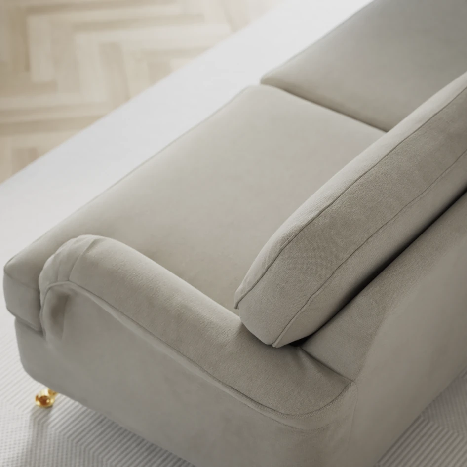 Oxford - 3-sits soffa svängd - Grå