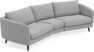 Madison - 3-sits soffa svängd, 90 cm - Grå