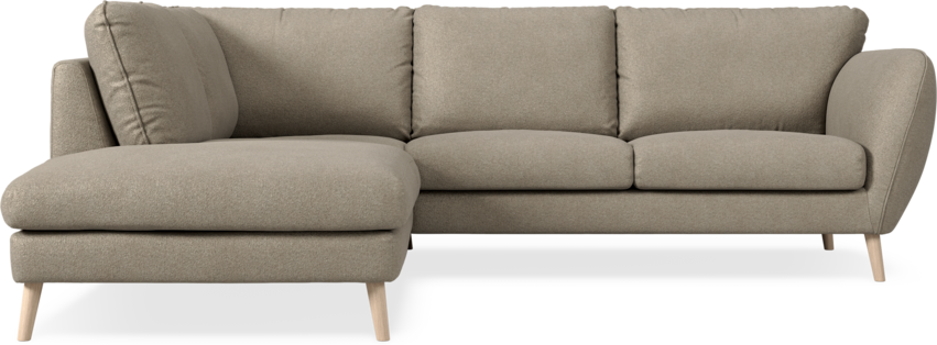 Madison - 2-sits soffa med divan vänster - Beige