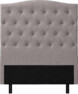 Delux Välvd - Sänggavel, 90-210 cm - Grå
