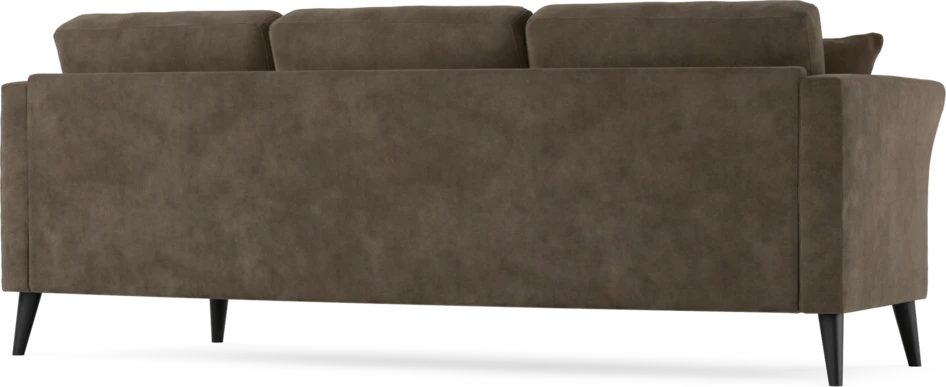 Eden - 3-sits soffa svängd - Brun