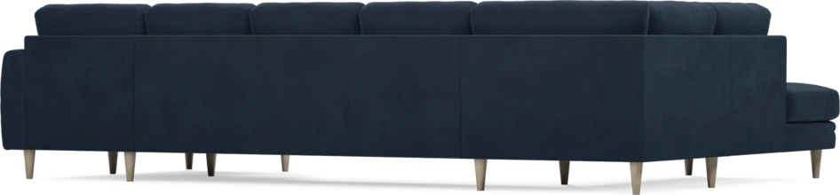 Eden - 3-sits soffa med divan vänster och schäslong höger - Blå