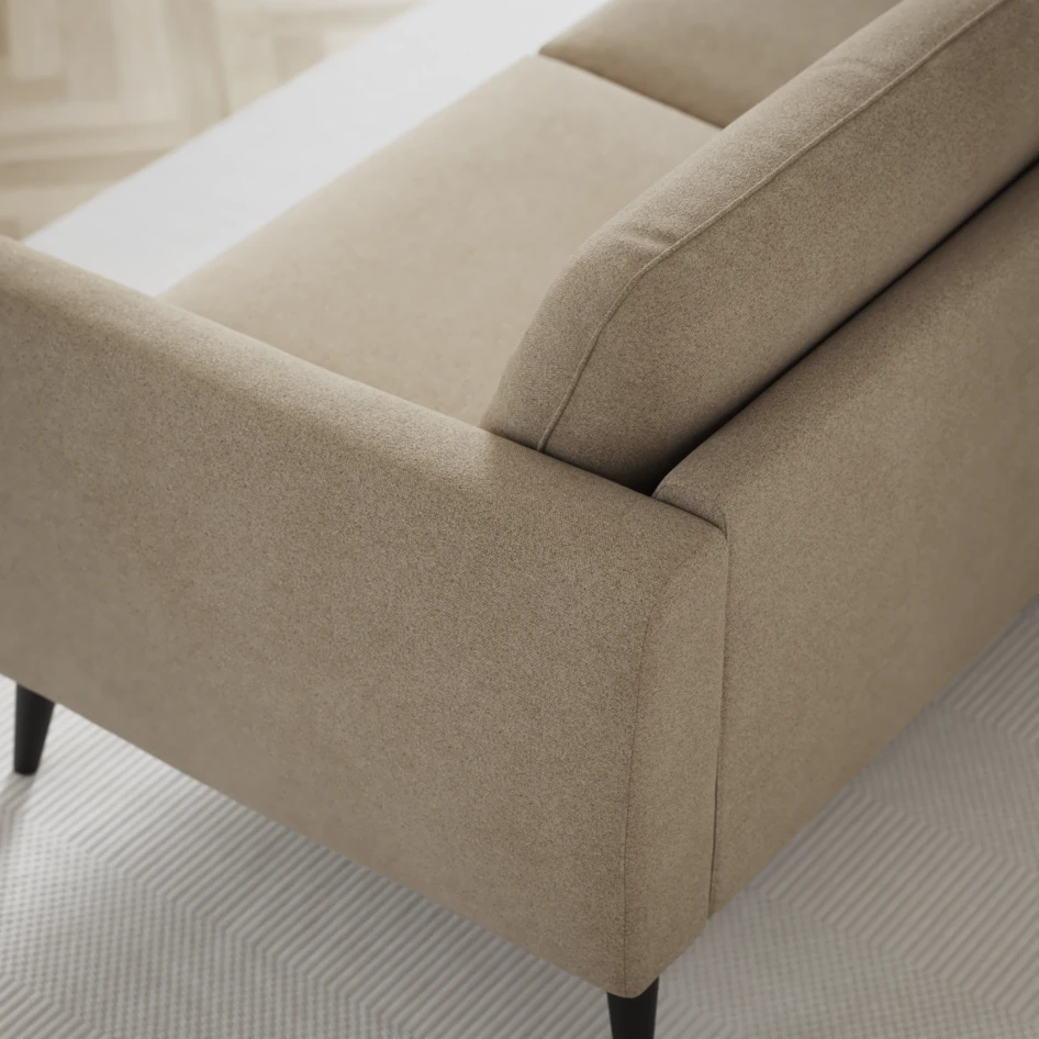 Bridge - Hörnsoffa, 2+3-sits med schäslong höger - Beige