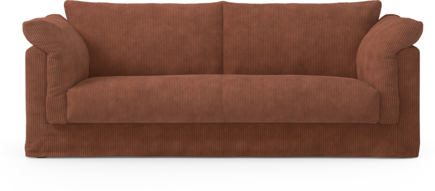 Cherrie Klädsel - 2,5-sits soffa, hel dyna - Orange