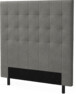 Delux Trensad - Sänggavel, 90-210 cm - Grå