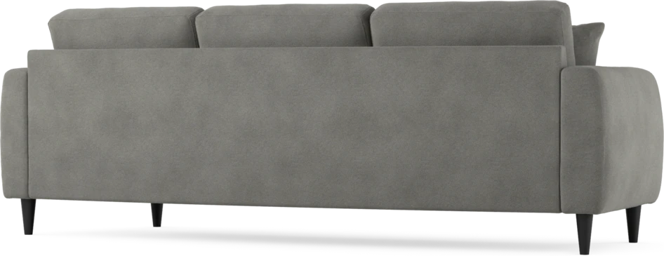 Eden - 3-sits soffa svängd - Grå