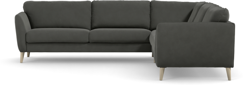 Bridge - Hörnsoffa, 3+3-sits - Grå