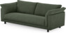 Cherrie - 3-sits soffa, hel dyna, fast klädsel - Grön
