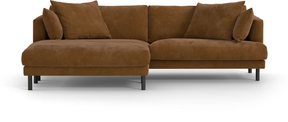 Harper - 4-sits med schäslong XL vänster - Orange