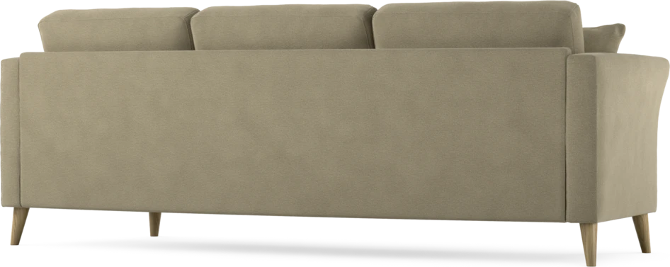 Eden - 3-sits soffa svängd - Beige