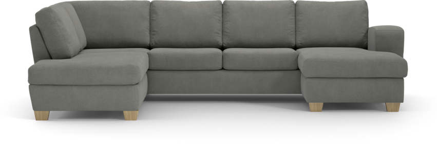 Friday - 3-sits soffa med divan vänster och schäslong höger - Grå