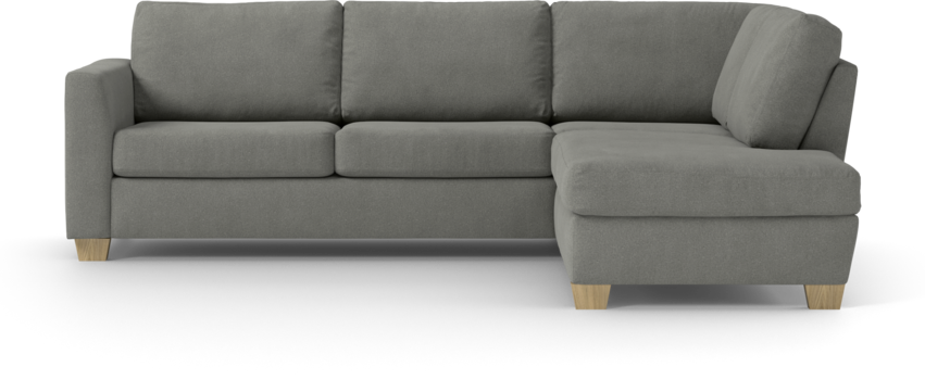 Friday - 2,5-sits soffa med divan höger - Grå
