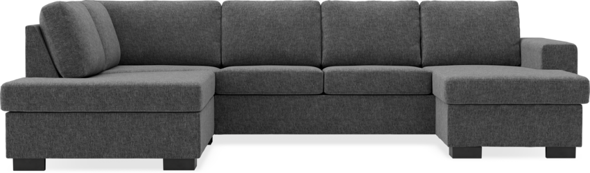 Nevada - 3-sits soffa med divan vänster och schäslong höger - Grå