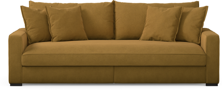 Rossi - 3-sits soffa, hel dyna - Gul