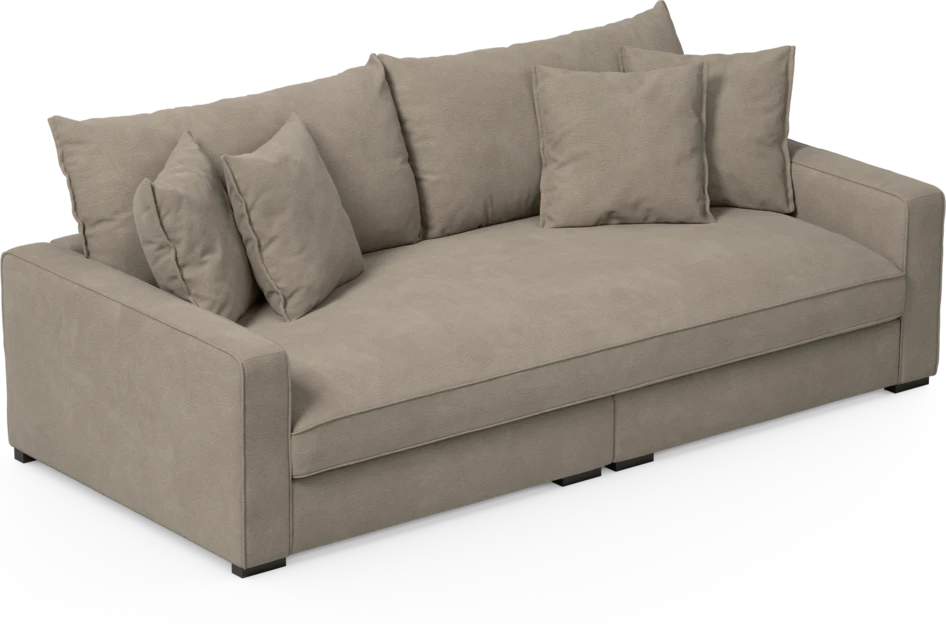 Rossi - 3-sits soffa, hel dyna - Beige