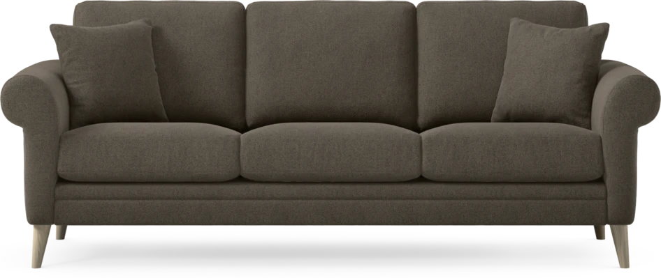 Eden - 3-sits soffa - Brun