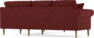 Eden - Hörnsoffa, 2+2-sits - Röd