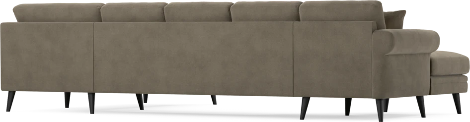 Eden - 3-sits soffa med schäslong vänster och divan höger - Beige